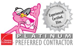 Simply put: it is hard, hard work to earn the designation. This invite only program requires contractors to meet, and continue to uphold, very strict requirements. These contractors represent less than 1% of the industry and are the only contractors who can offer the Platinum Protection Roofing System Limited Warranty.